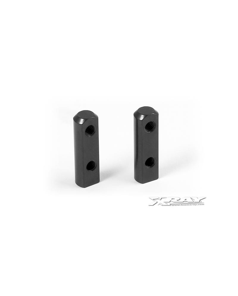 SOPORTE DE ALUMINIO PARA MONTAJE DE SERVO  - NEGRO (2)