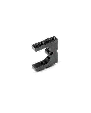 SOPORTE SERVO DE ALUMINIO X4  - NEGRO - V2