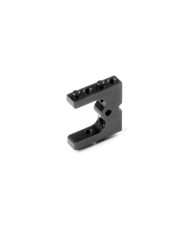 SOPORTE SERVO DE ALUMINIO X4  - NEGRO - V2
