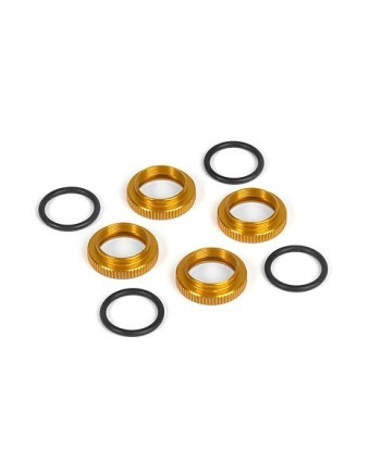 ROSCA AJUSTE AMORT ALU + O-RING - NARANJA (4)