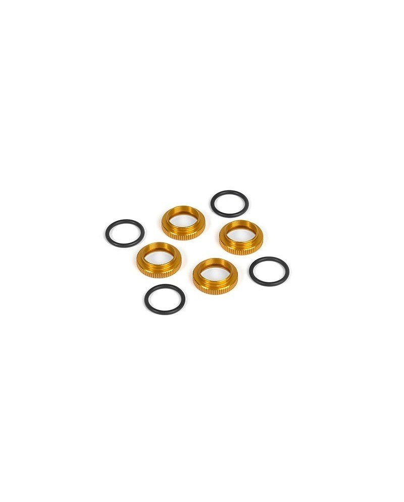 ROSCA AJUSTE AMORT ALU + O-RING - NARANJA (4)