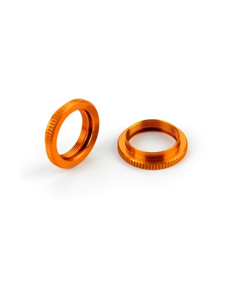 TUERCA AJUSTABLE AMORTIGUADOR ULP ALU - V2 - NARANJA (2)