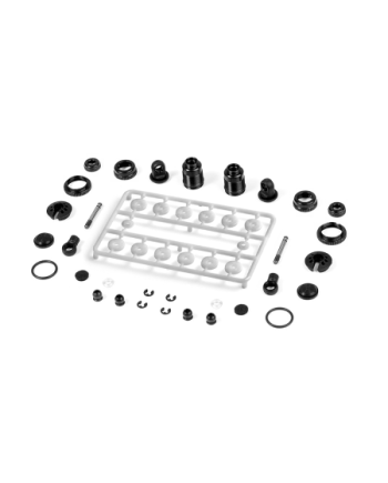 SET AMORTIGUADORES TOURING 1/10 ALU - NEGRO (2)