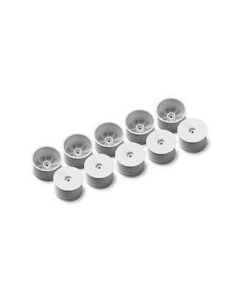 LLANTA TRASERA AERODISK 2WD/4WD CON HEXÃ?GONO DE 12 MM IFMAR - BLANCO - HARD (10)