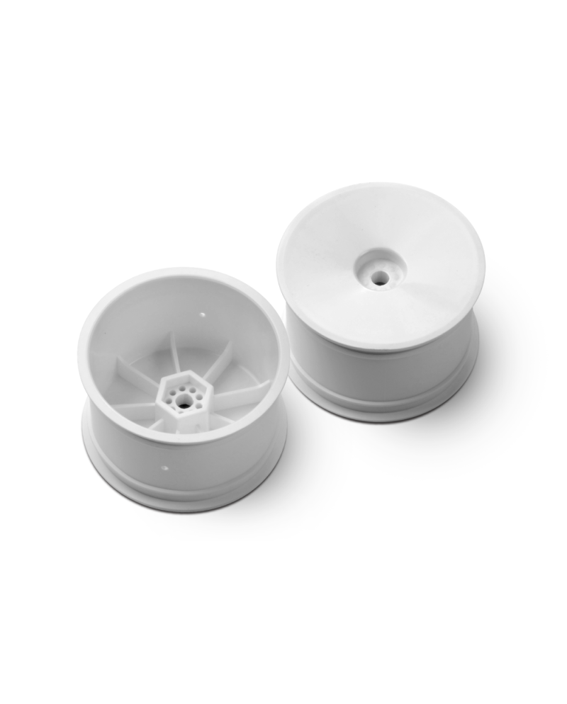 SET LLANTAS TRASERAS 2WD/4WD 12MM XB20 (2) BLANCO