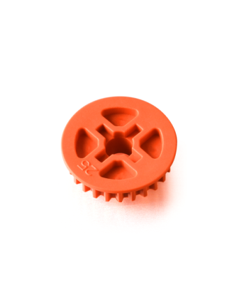 POLEA DE PLASTICO BAJA FRICCION  25T - GRAFITO