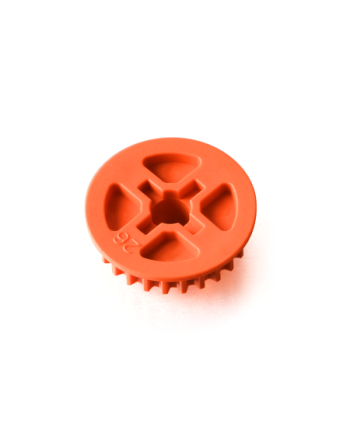 POLEA PLASTICO DE BAJA FRICCIÃ“N 26T - LATERAL - GRAFITO