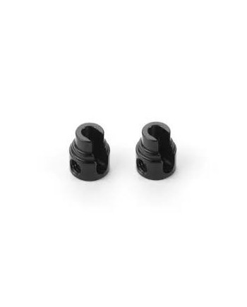 SOPORTE DE BARRA ESTABILIZADORA CORTADO EN ALUMINIO 2.8 - NEGRO (2)
