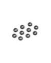 ARANDELA CÃNICA DE ALUMINIO 3X6X2MM - NEGRO (10)