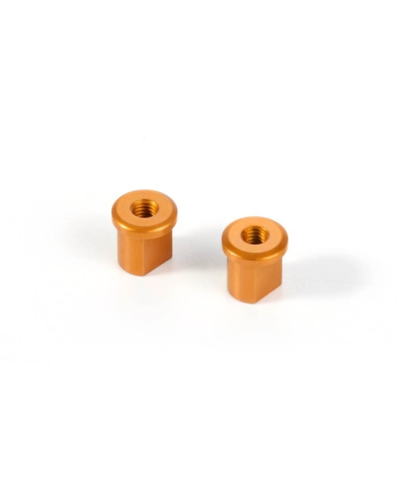 CASQUILLO EXCÃ‰NTRICO DE ALUMINIO 0.0MM - NARANJA (2)
