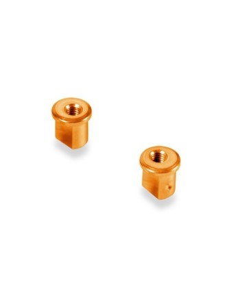 CASQUILLO EXCÃNTRICO DE ALUMINIO 0.5MM - NARANJA (2)