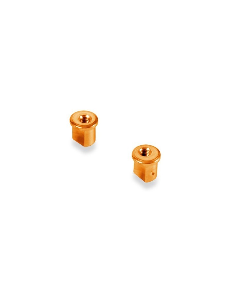 CASQUILLO EXCÃNTRICO DE ALUMINIO 0.5MM - NARANJA (2)
