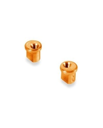 CASQUILLO EXCÃNTRICO DE ALUMINIO 1.0MM - NARANJA (2)