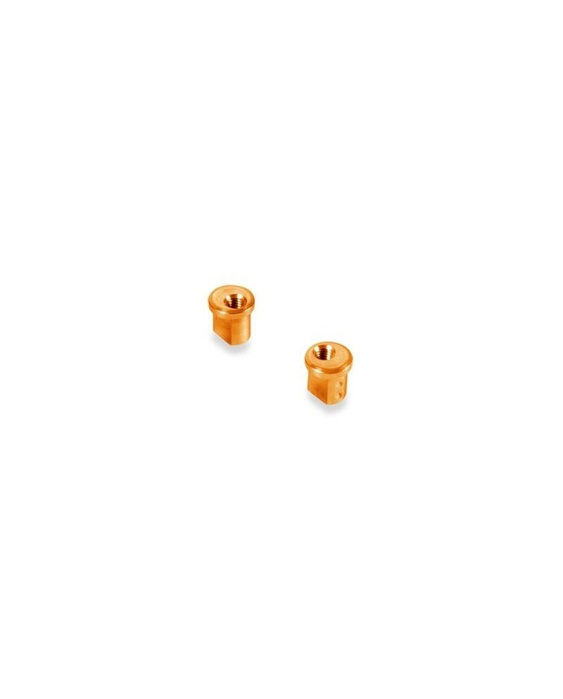 CASQUILLO EXCÃNTRICO DE ALUMINIO 1.0MM - NARANJA (2)