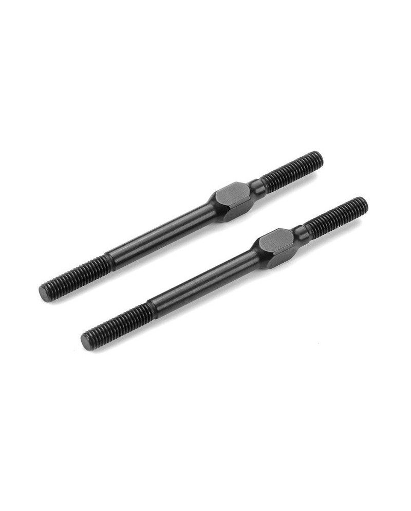 ALU ADJ. TURNBUCKLE M3x51MM - SWISS 7075 T6 - BLACK (2)