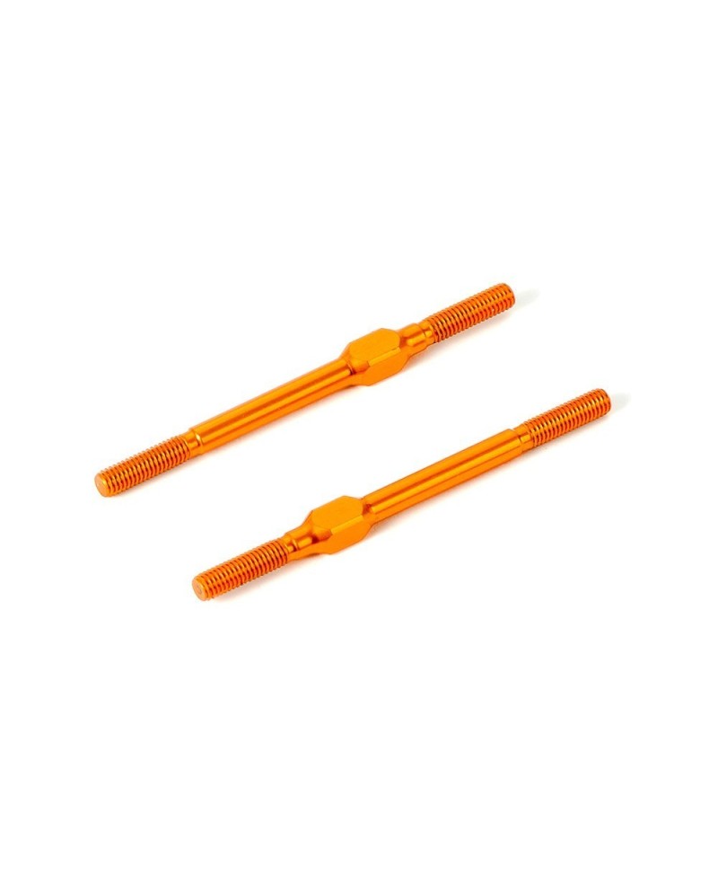 TIRANTE AJUSTABLE ALUMINIO M3x51MM - NARANJA (2)