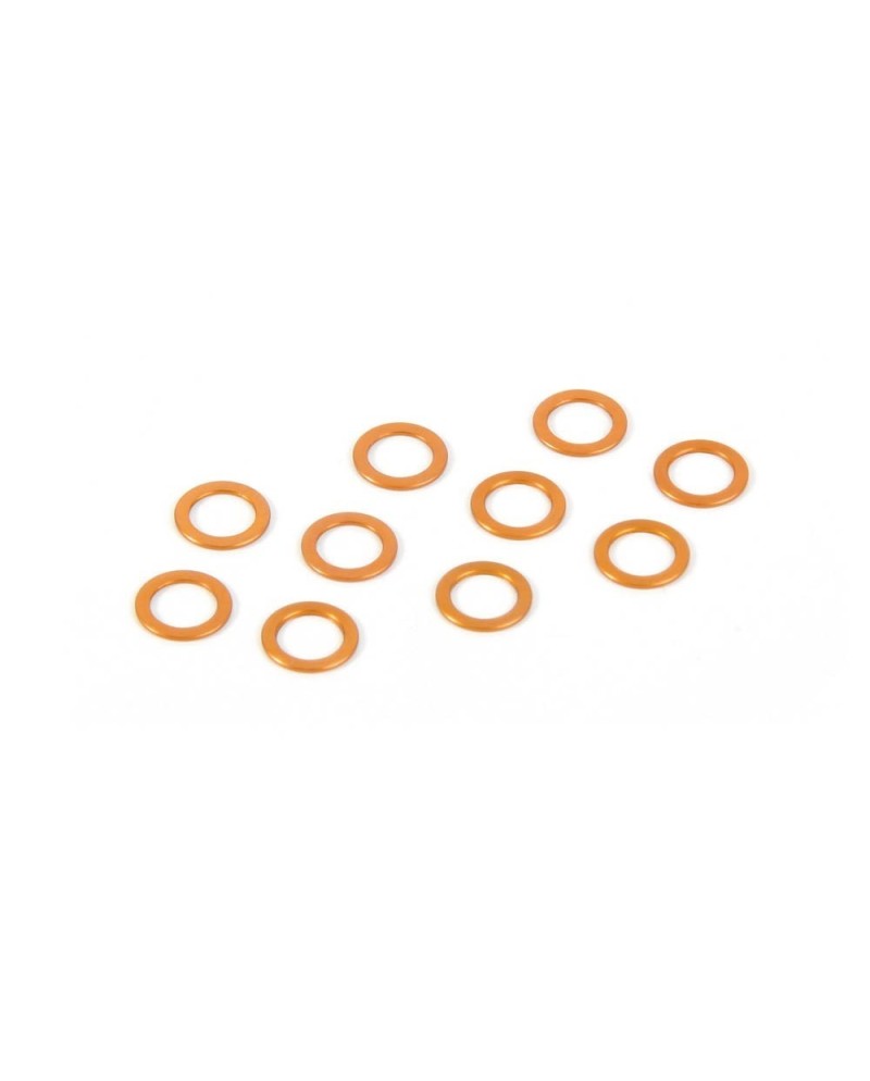 ARANDELA ALU 5.3x7.8x0.5MM - NARANJA (10)