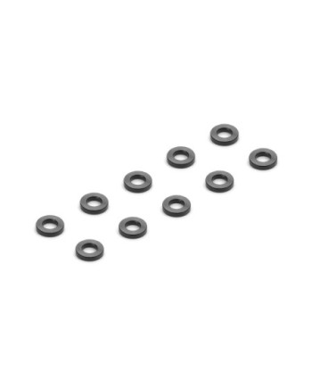 ALU SHIM 2.5x5x1.0MM - BLACK (10)