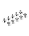 TORNILLOS TITANIO ESFERICO PLANO 3X18 (4) HUDY