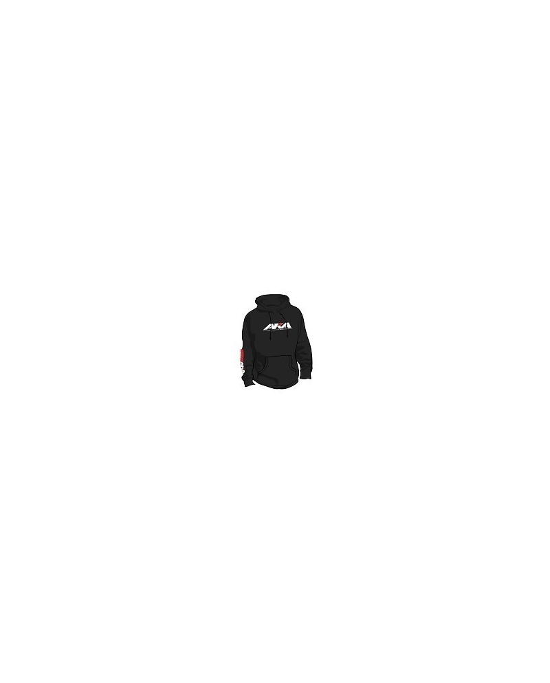 SUDADERA NEGRA CON CAPUCHA (M)