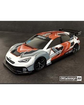 CARROCERIA HIBERYA 1/10 FWD  190mm PARA COCHE TRACCION DELANTERA