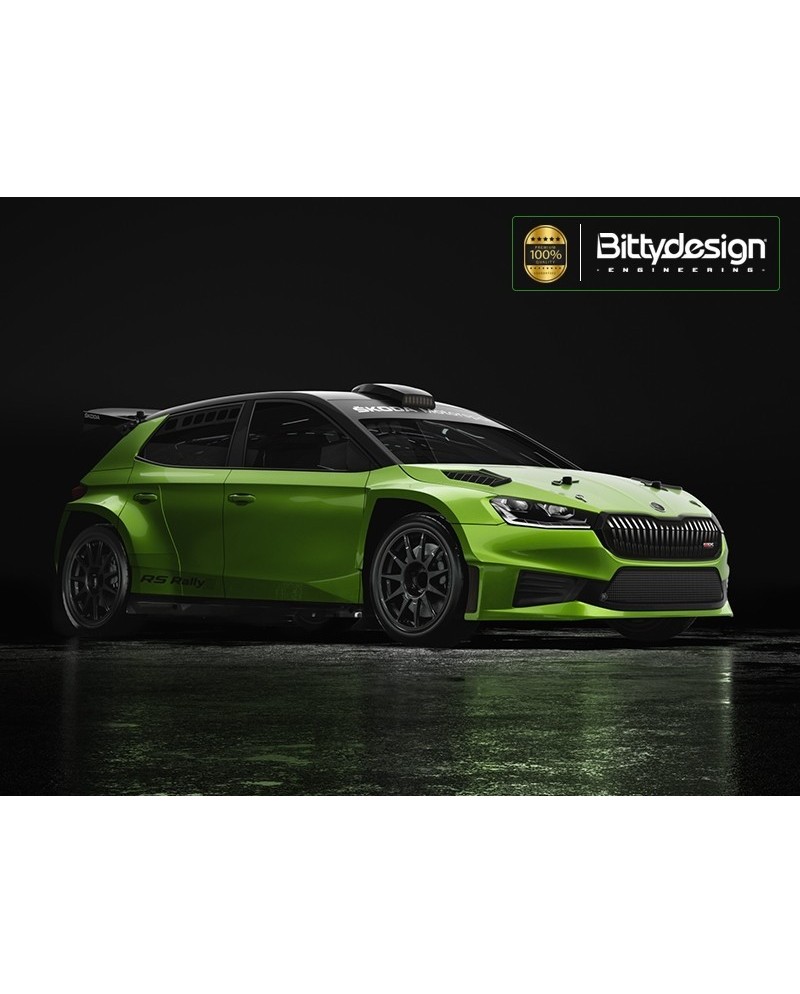 SKODA FABIA RC RALLY 190MM 190mm 1/10