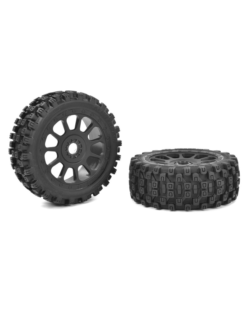 NEUMÃTICOS 1/8 BUGGY - SCORPION XTB - PEGADOS EN LLANTAS NEGRAS - 1 PAR