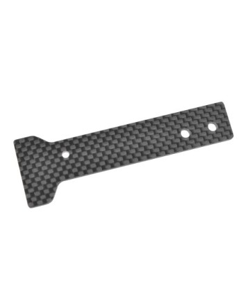 REFUERZO DE PLACA DE CHASIS - DELANTERO - CARBONO 3MM - 1 PIEZA