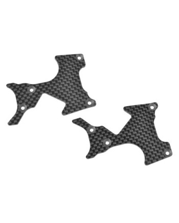 PLACA DE CARBONO DE TRAPECIOS - XB PRO - TRASERO - IZQUIERDO/DERECHO - CARBONO 2MM - 1 PAR