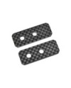 SEPARADOR PARA BARRA RIGIDIFICADORA DE CHASIS - XB PRO - DELANTERO - TRASERO - CARBONO 3mm - 1 PIEZA