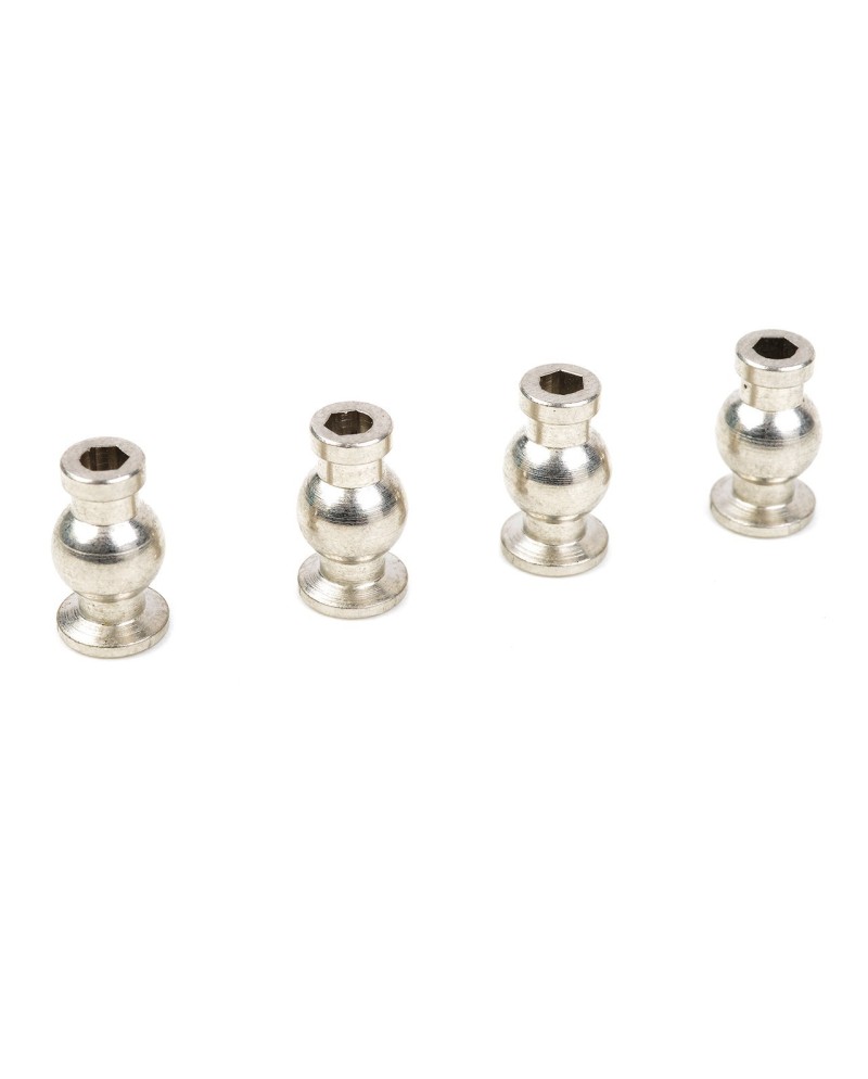 BOLA - 6.8mm - CON HOMBRO - ACERO - 4 PIEZAS