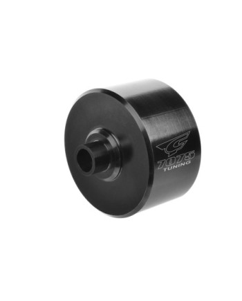 CAJA DE DIFERENCIAL XTREME - 30MM - ALUMINIO 7075 - ANODIZADO DURO - NEGRA - DELANTERA / TRASERA - HECHA EN ITALIA - 1 PIEZA