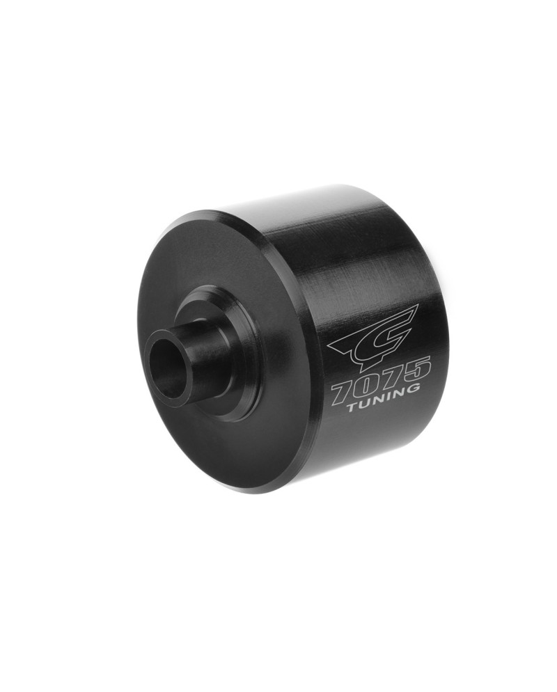 CAJA DE DIFERENCIAL XTREME - 35MM - ALUMINIO 7075 - ANODIZADO DURO - NEGRA - CENTRAL - HECHA EN ITALIA - 1 PIEZA
