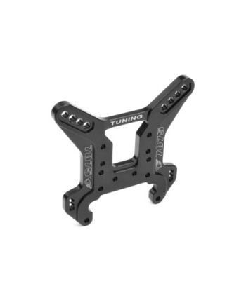 MARIPOSA DE AMORTIGUADOR XTREME - TRASERA - ALUMINIO 7075 - 5MM - ANODIZADO DURO - NEGRA - HECHA EN ITALIA