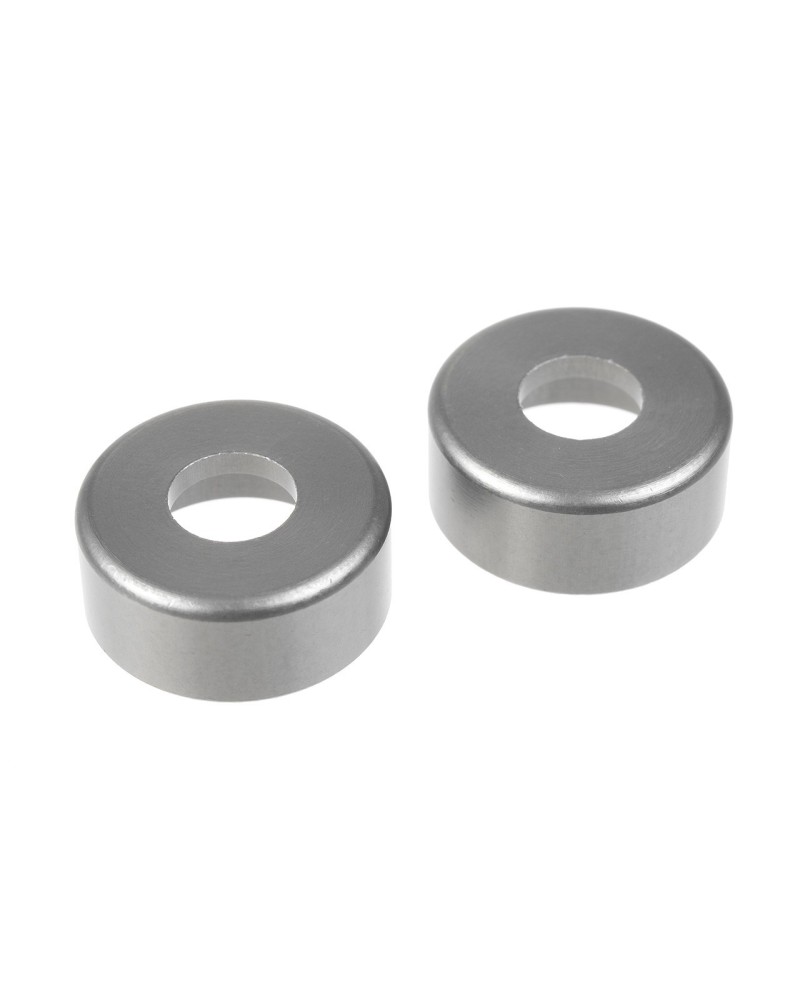 INSERTO DE TRAPECIO HDA - EXTERIOR - SEPARADOR 1.5MM - ALUMINIO - TITANIO - 2 PIEZAS