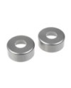 INSERTO DE TRAPECIO HDA - EXTERIOR - SEPARADOR 1.5MM - ALUMINIO - TITANIO - 2 PIEZAS