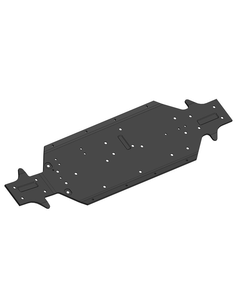 CHASIS - XL4S ALUMINIO 3 MM - NEGRO - 1 PIEZA