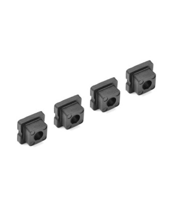 SET DE CASQUILLOS - MARIPOSA DE 5MM - AGUJERO PASANTE - 0 GRADOS - 4 PIEZAS