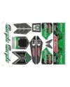ADHESIVOS CARROCERIA - Asuga XLR - PINTADAS - CORTADAS - VERDE - 1 PIEZA