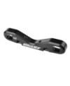 PLACA DELANTERA DE ALUMINIO HD - TRASERA/DELANTERA - ALUMINIO 8mm - NEGRA - 1 PIEZA