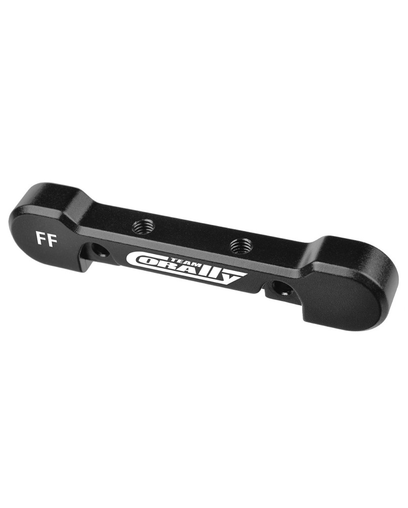 PLACA DE ALUMINIO DELANTERA HD - DELANTERA/DELANTERA - ALUMINIO 8MM - NEGRA - 1 PIEZA