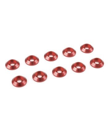 ARANDELA CONICA ROJA M3 10MM