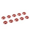 ARANDELA CONICA ROJA M3 10MM