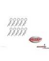 CLIPS CARROCERIA 1/10 NEGRO