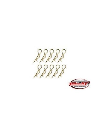 CLIPS CARROCERIA 1/10 DORADO