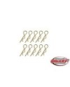 CLIPS CARROCERIA 1/10 DORADO