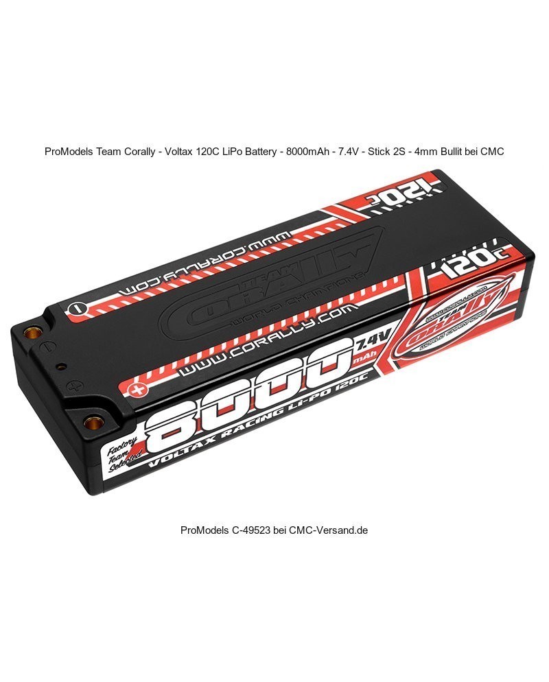 BaterÃ­a LiPo Voltax 120C - 8000mAh - 7.4V