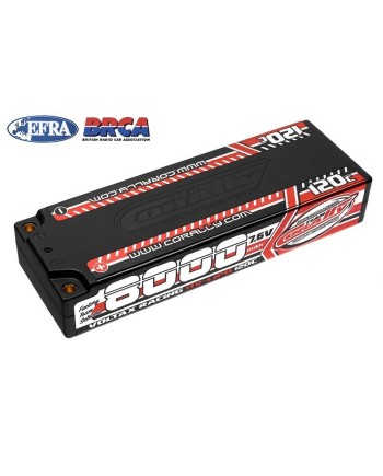 BaterÃ­a LiPo HV Voltax 120C - 6400 mAh - 7.6V - LCG Stick 2S - Conector Bullit de 4mm