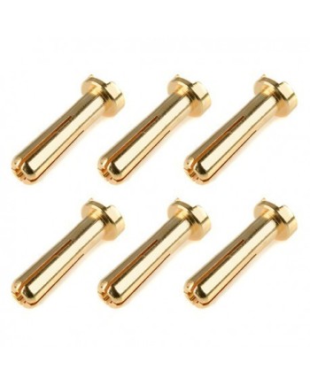 BANANA CON BASE PLANA CORALLY 6 PCS 5MM