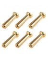 BANANA CON BASE PLANA CORALLY 6 PCS 5MM